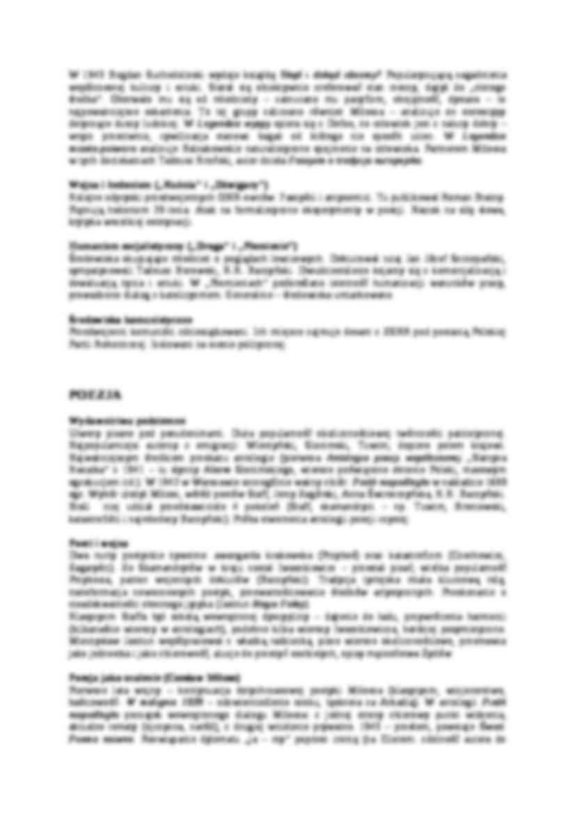 Literatura polska w czasie II Wojny światowej - strona 3