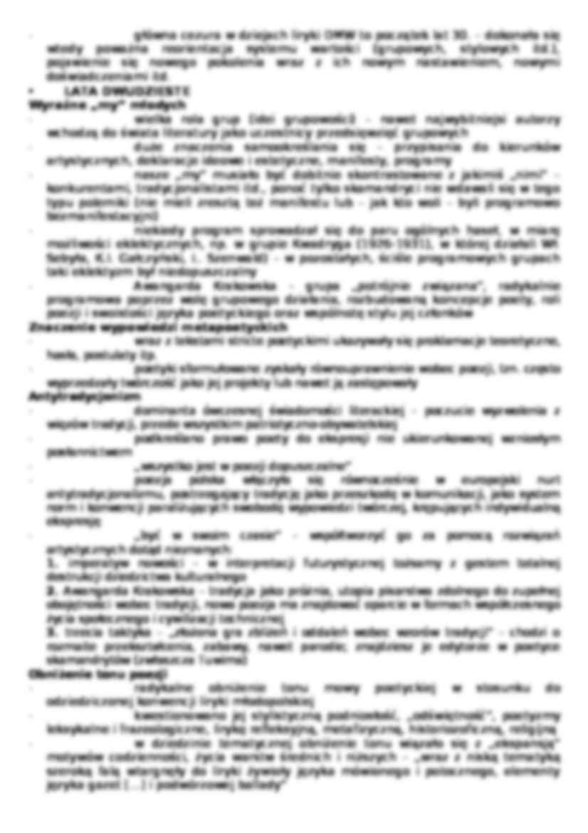 Poezja polska okresu XX-lecia - strona 3
