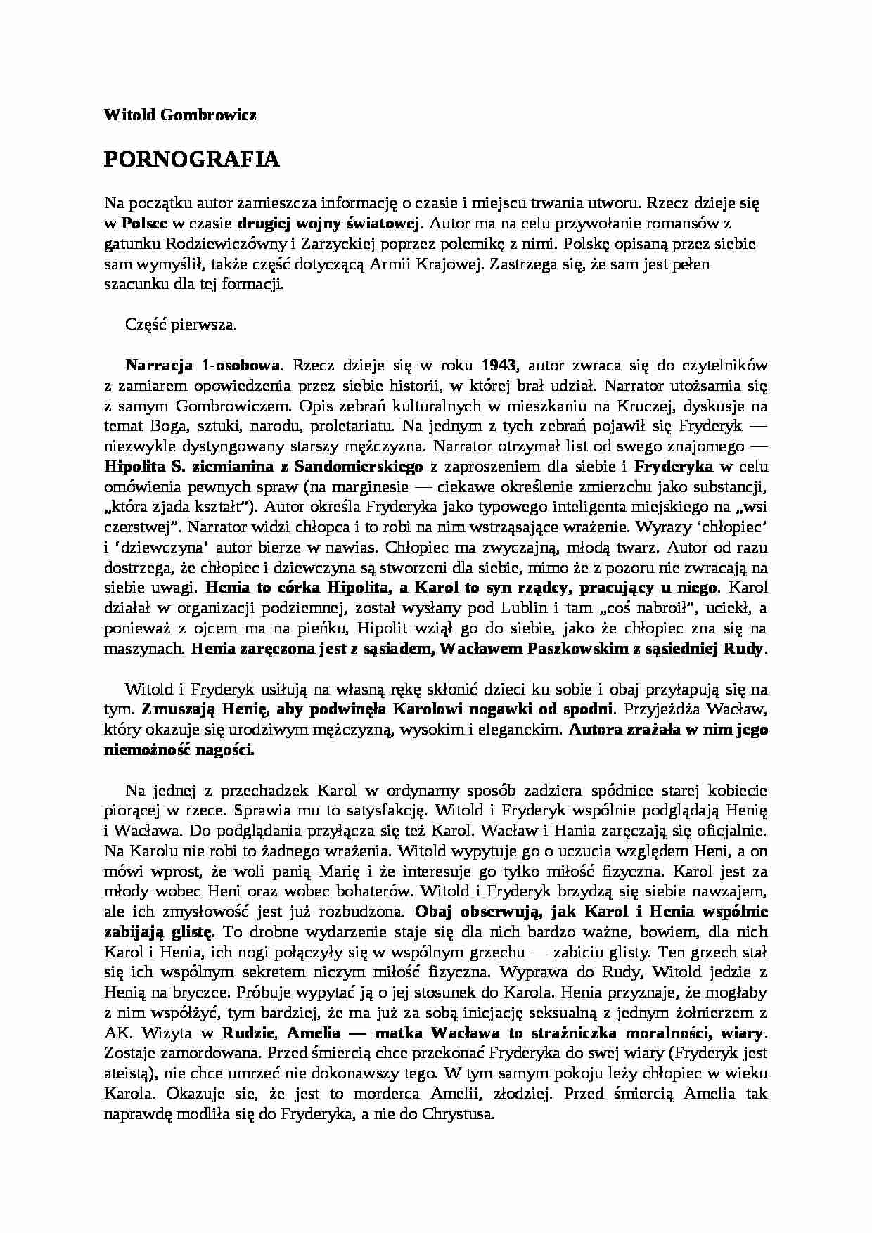 Historia literatury - Pornografia - strona 1