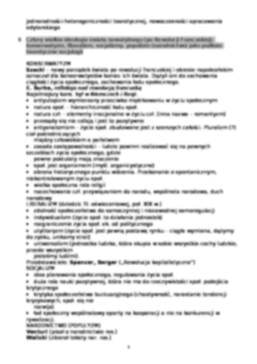 Wstęp do socjologii, pytania egzaminacyjne - strona 3