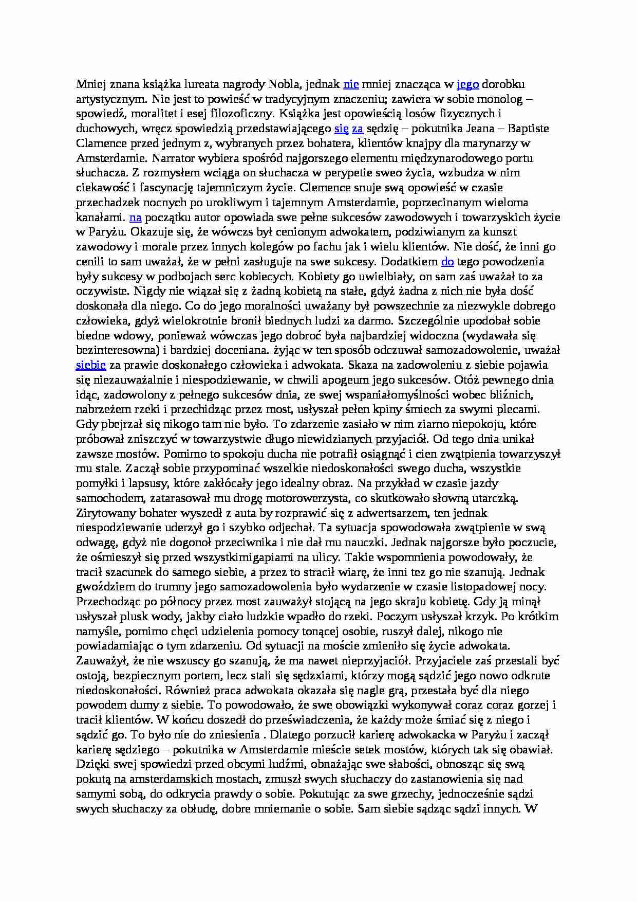Historia literatury - Upadek - strona 1