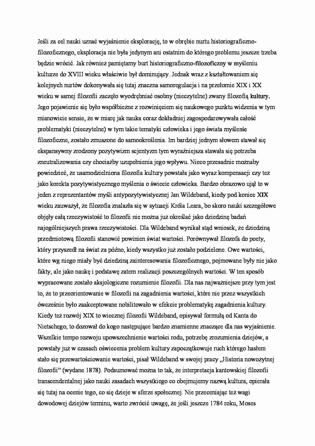 Historia myśli o kulturze - wykład 13 - strona 1