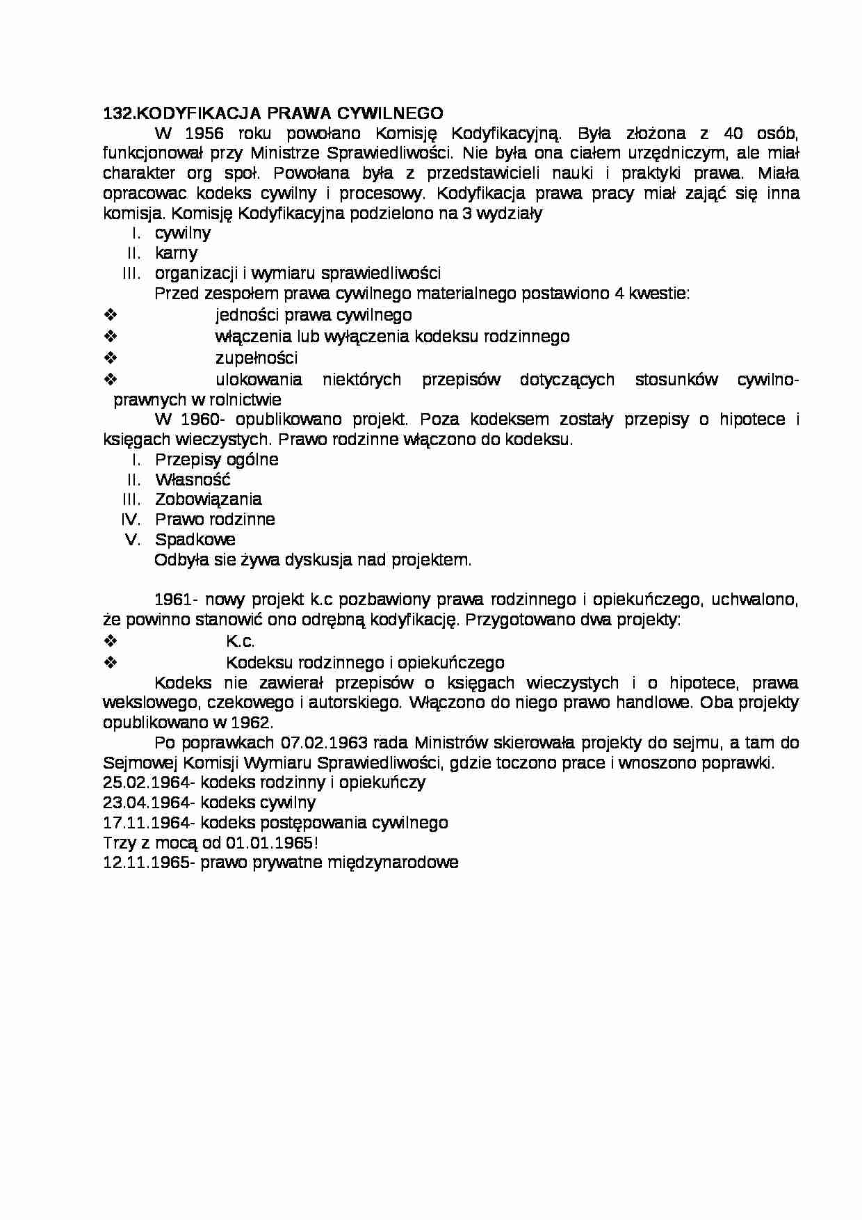 Kodyfikacja prawa cywilnego - strona 1