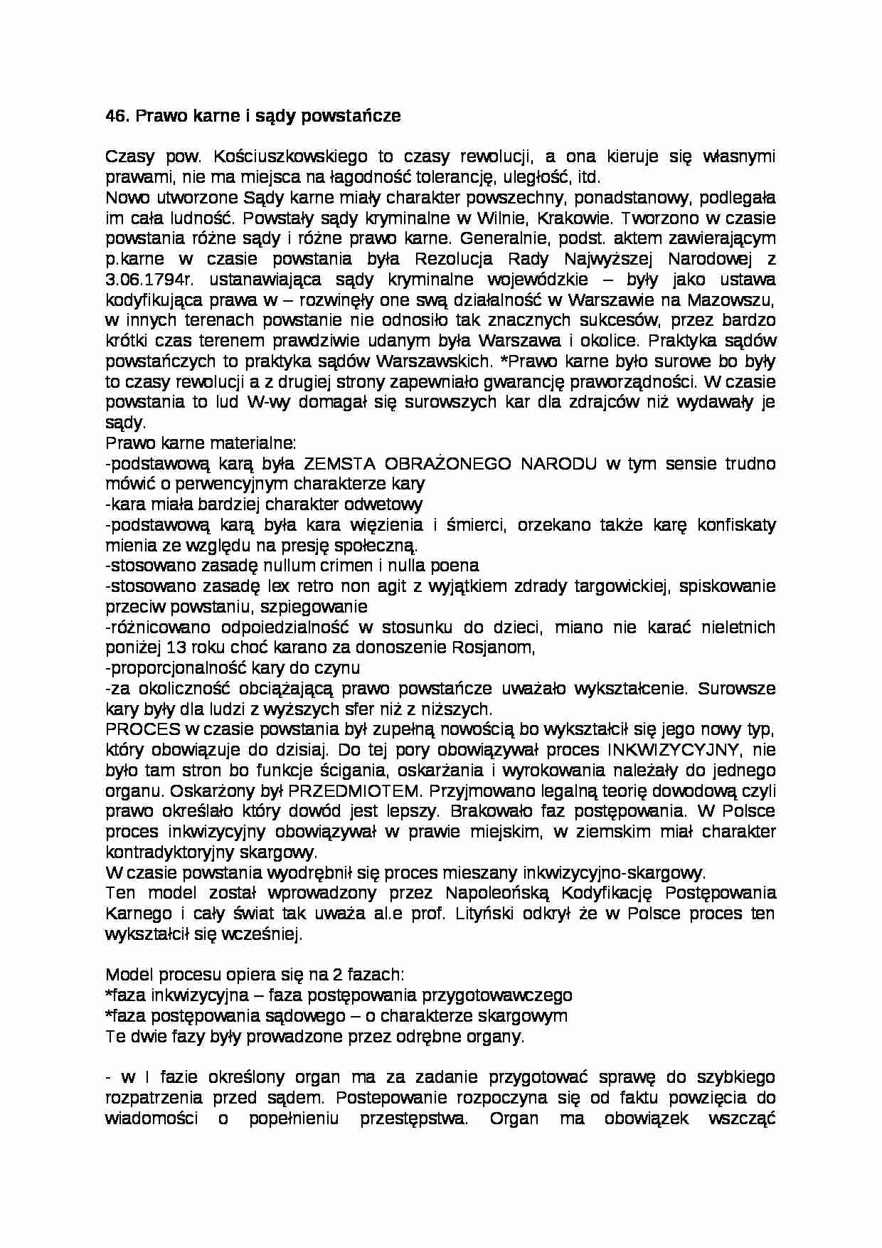 Prawo karne i sądy powstańcze - strona 1