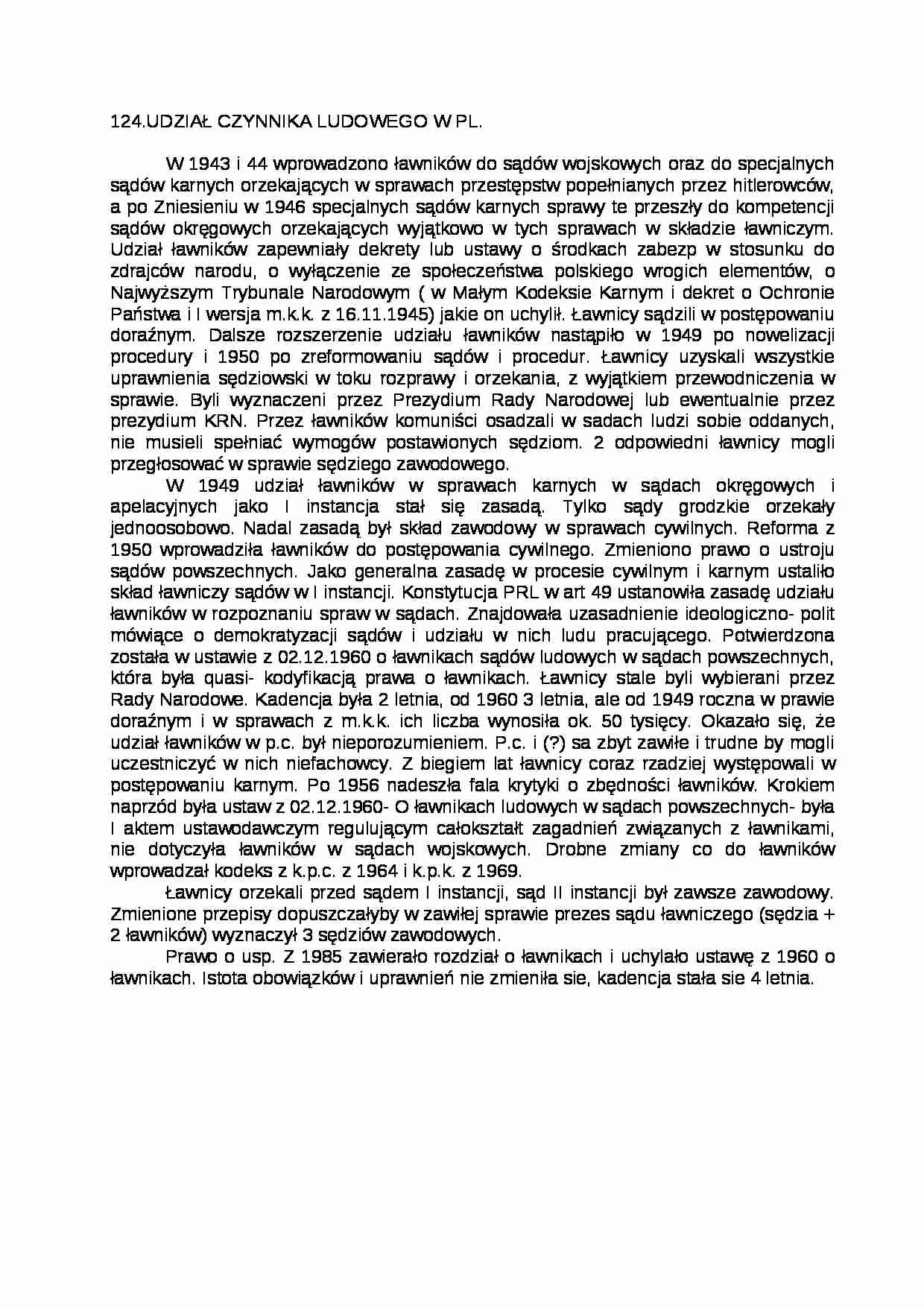 Udział czynnika ludowego - strona 1