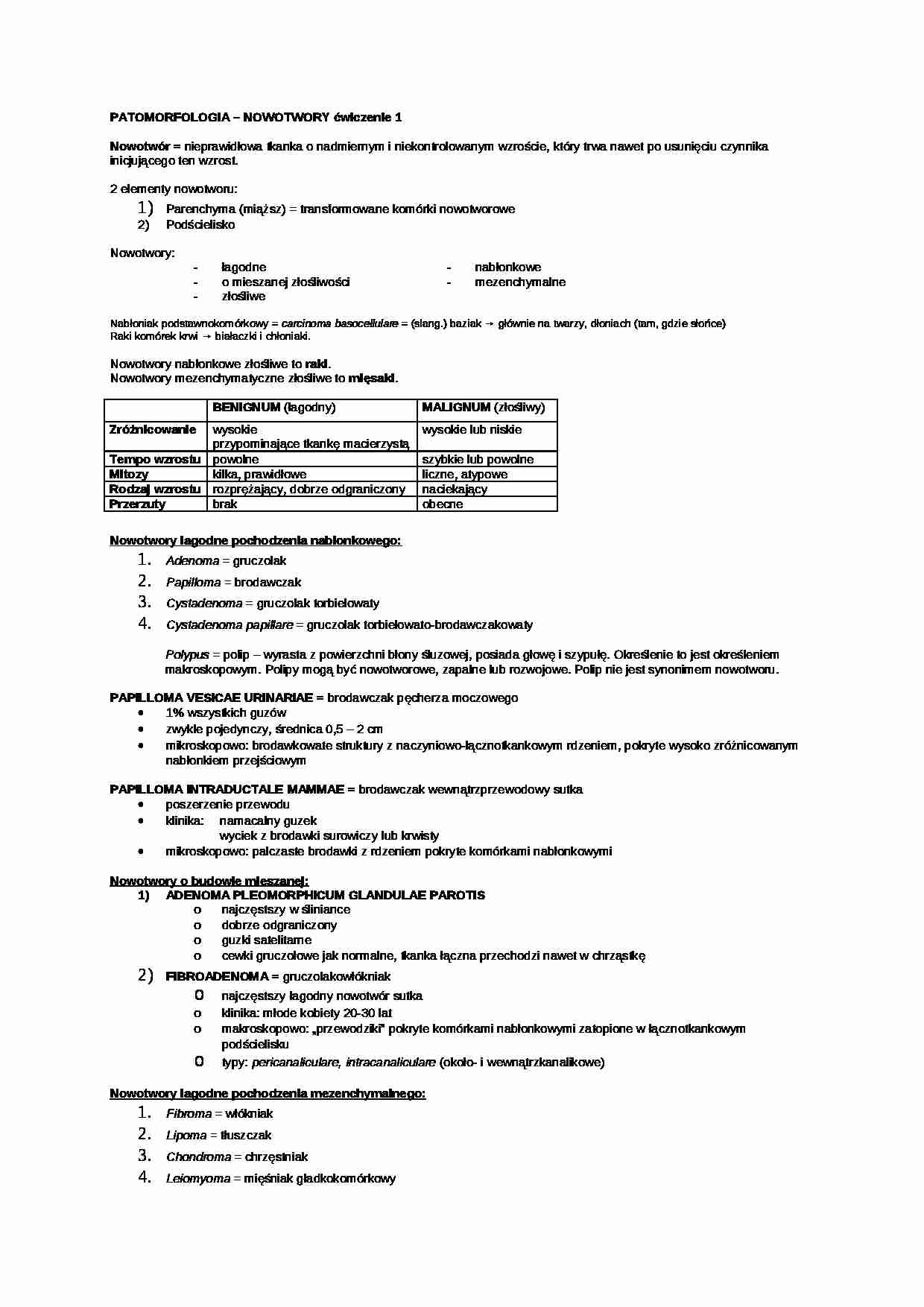 Nowotwory (2) - strona 1
