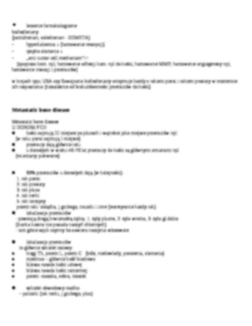 Nowotwór a kości, kości bez przerzutów - strona 2