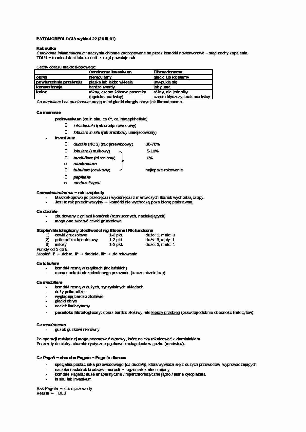 Patomorfologia - wykład 21 - strona 1
