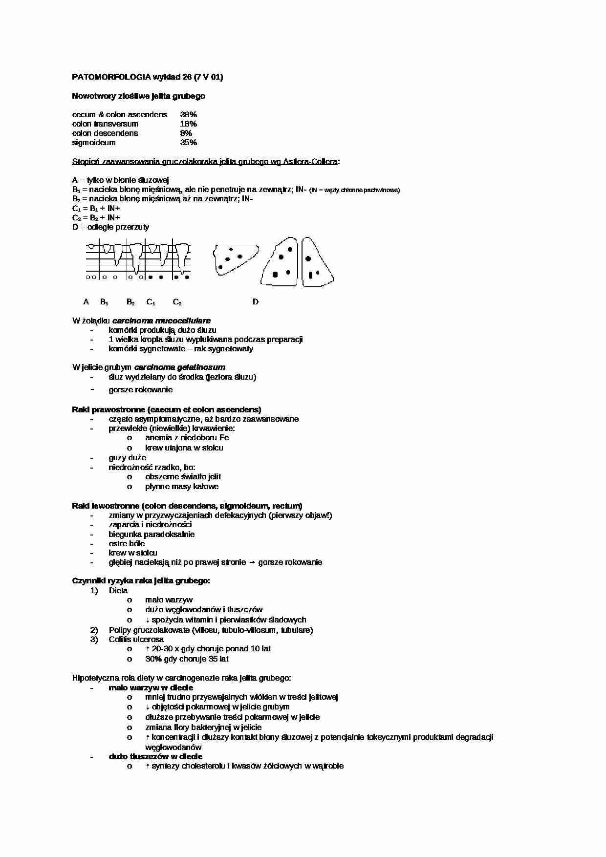 Patomorfologia - wykład 25 - strona 1