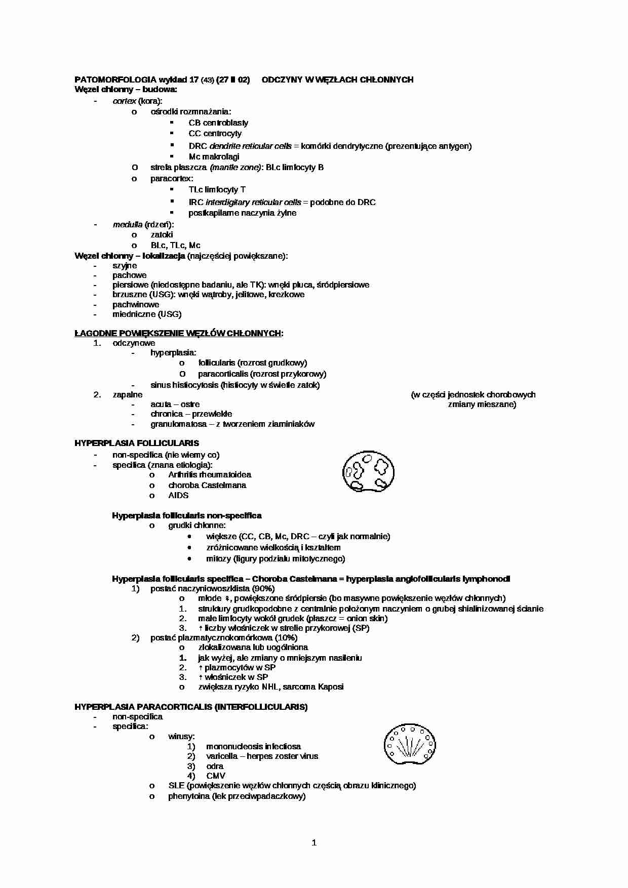 Patomorfologia - wykład 41 - strona 1