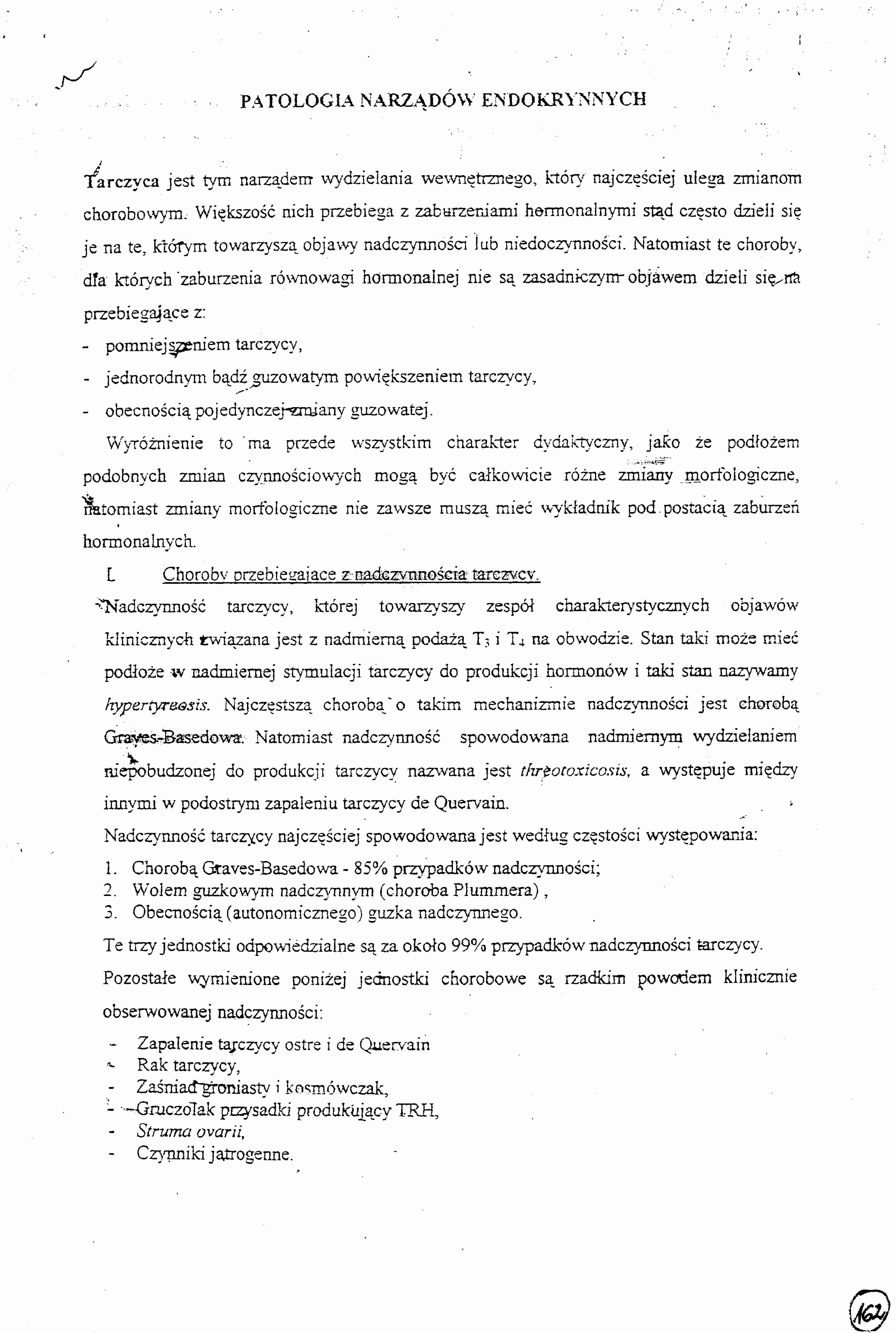 Patologia narządów endokrynnych - strona 1