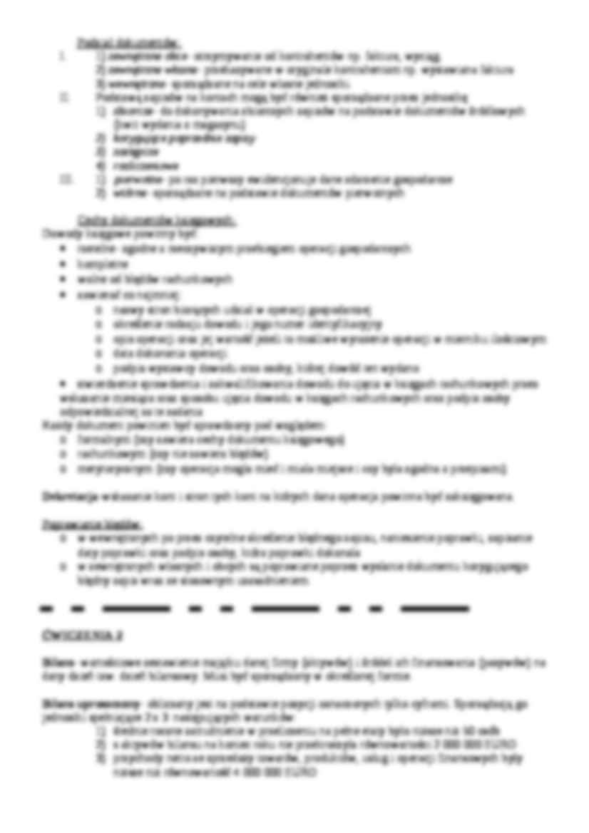 Ćwiczenia z Rachunkowości - strona 2