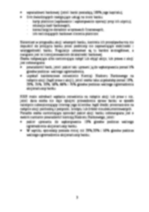 Inwestycje kapitałowe banków - Klasyfikacja papierów wartościowych  - strona 3
