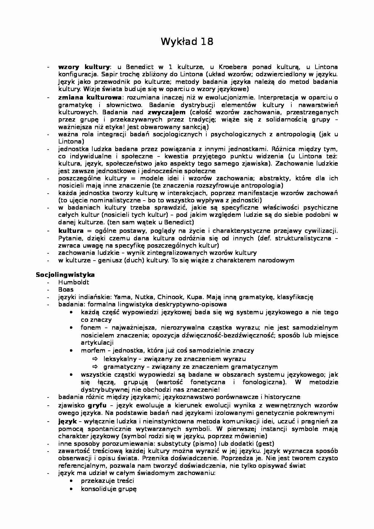 Kultura - wzory i przemiany - strona 1