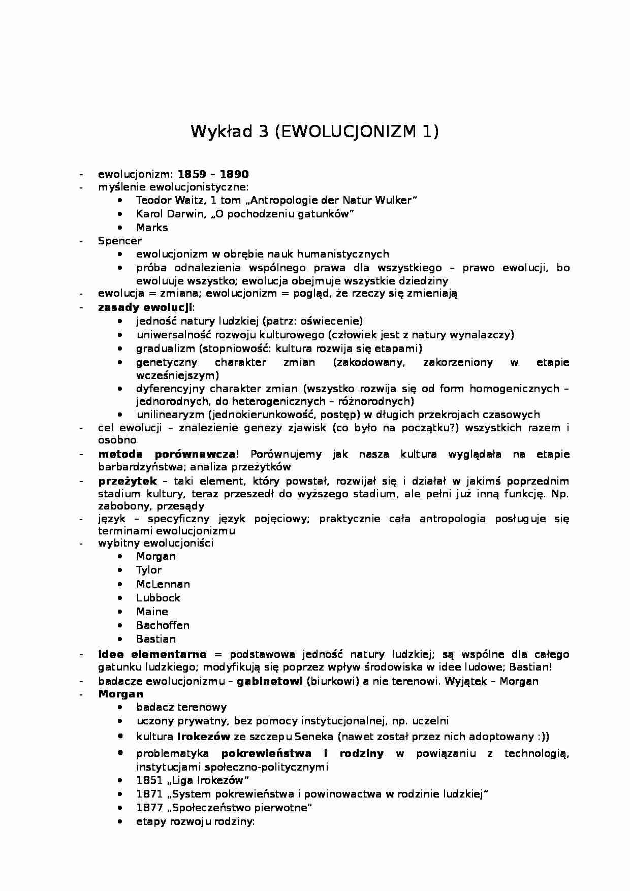 Ewolucjonizm - definicja i omówienie - strona 1
