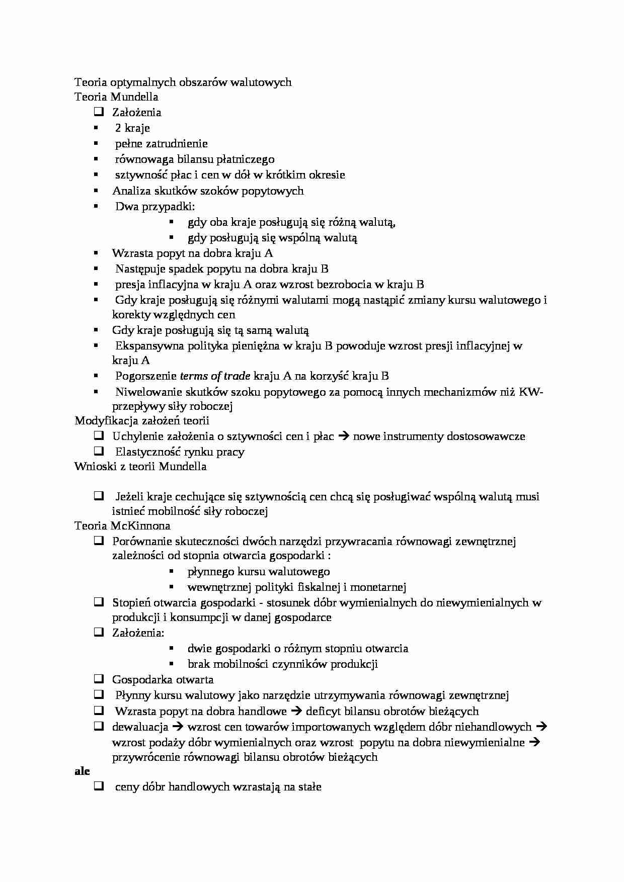 Wykład V z rynków walutowych - strona 1