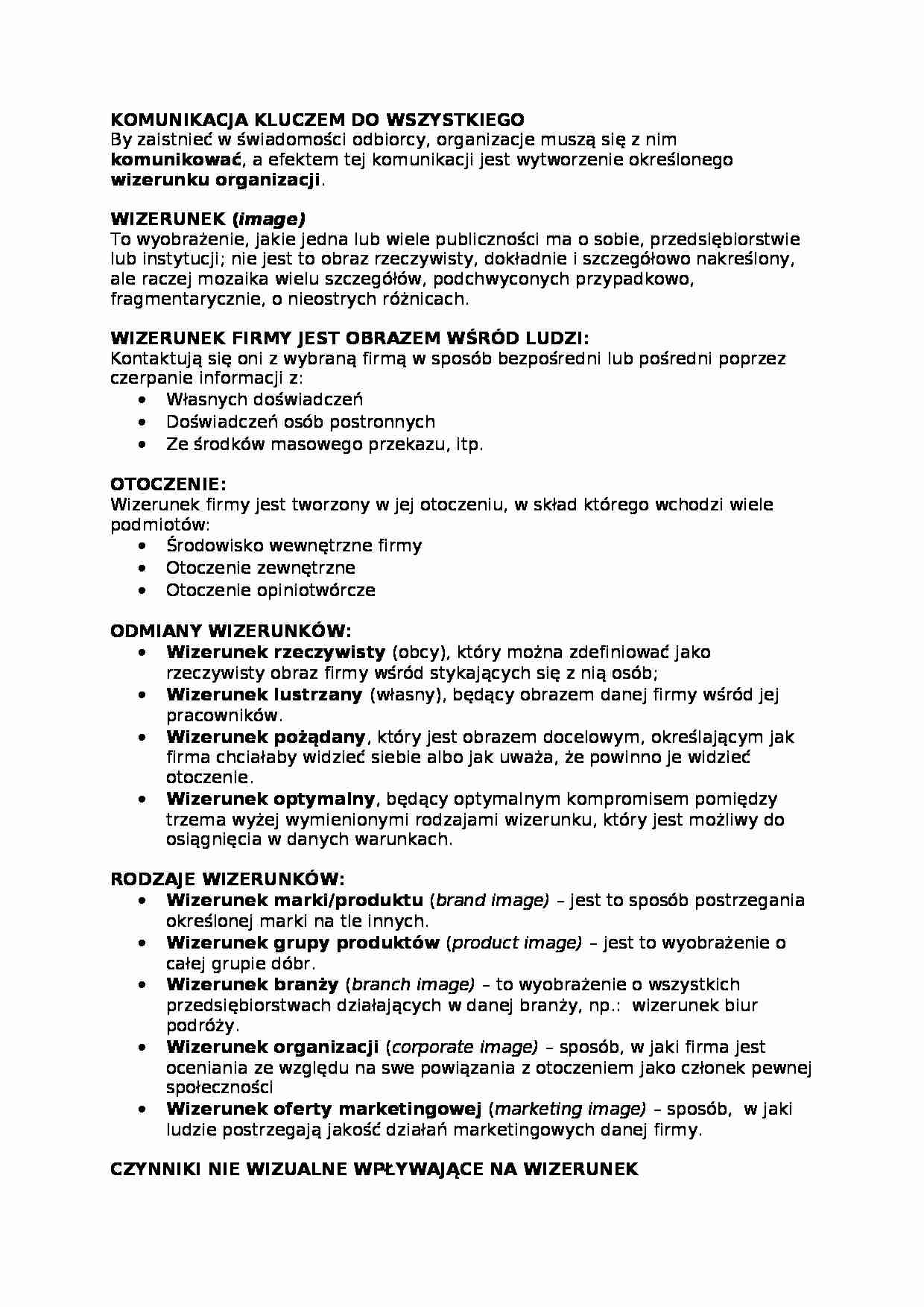 Public relations - wykład 4 - strona 1