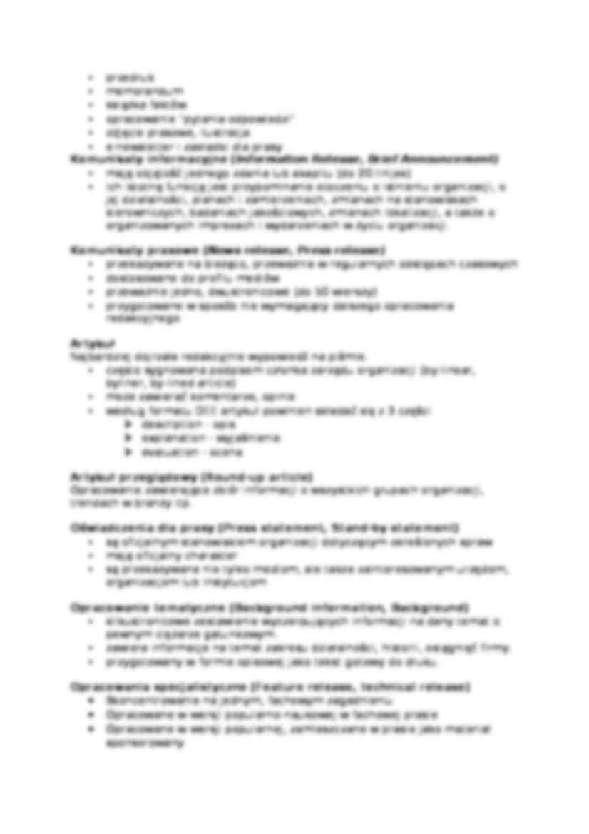 Public relations - wykład 5 - strona 3