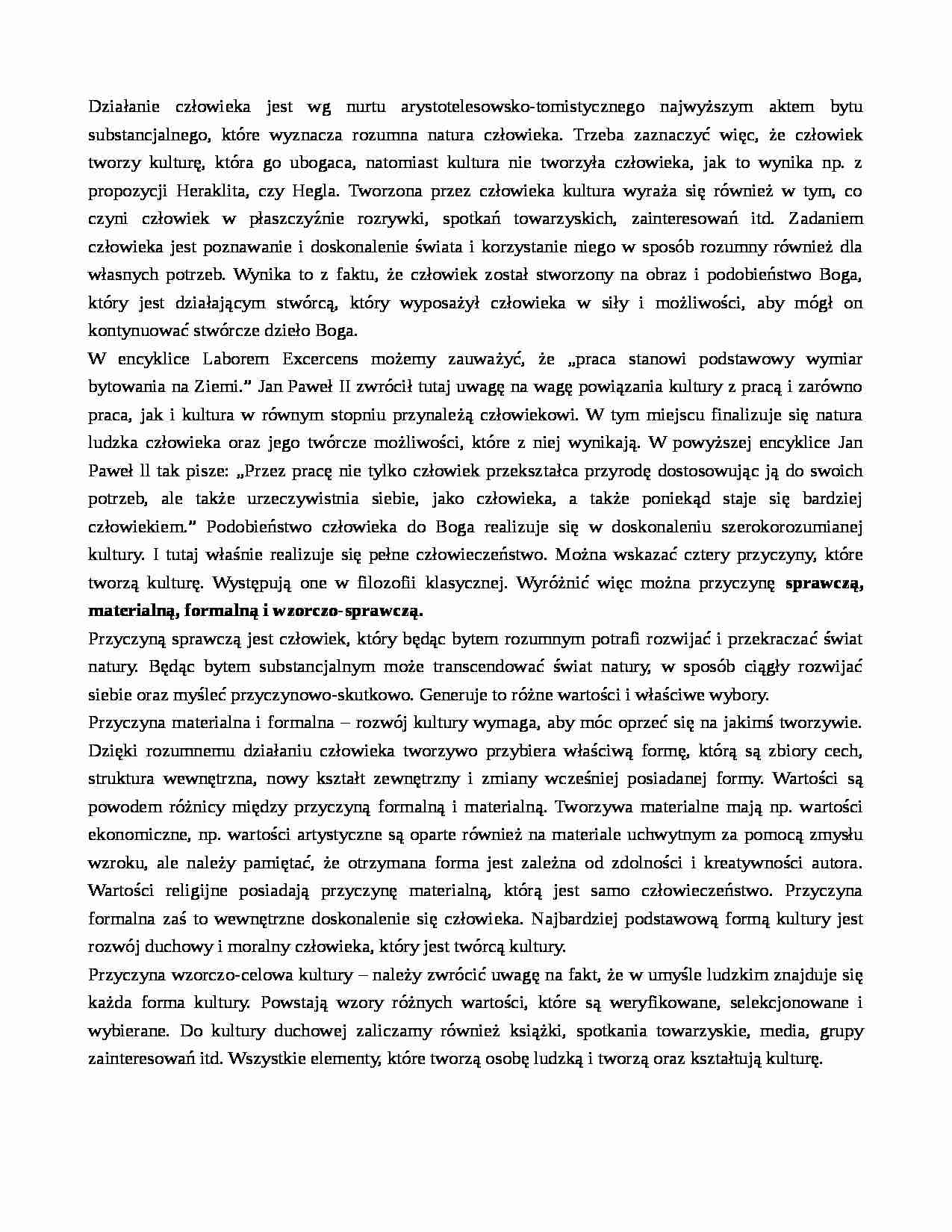 Filozofia kultury - wykład 10 - strona 1