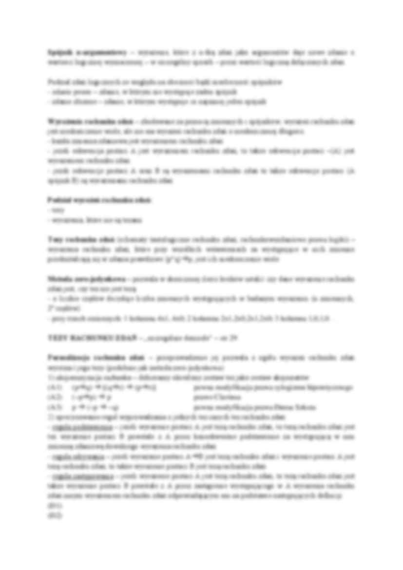 Zdanie w sensie logicznym - strona 3