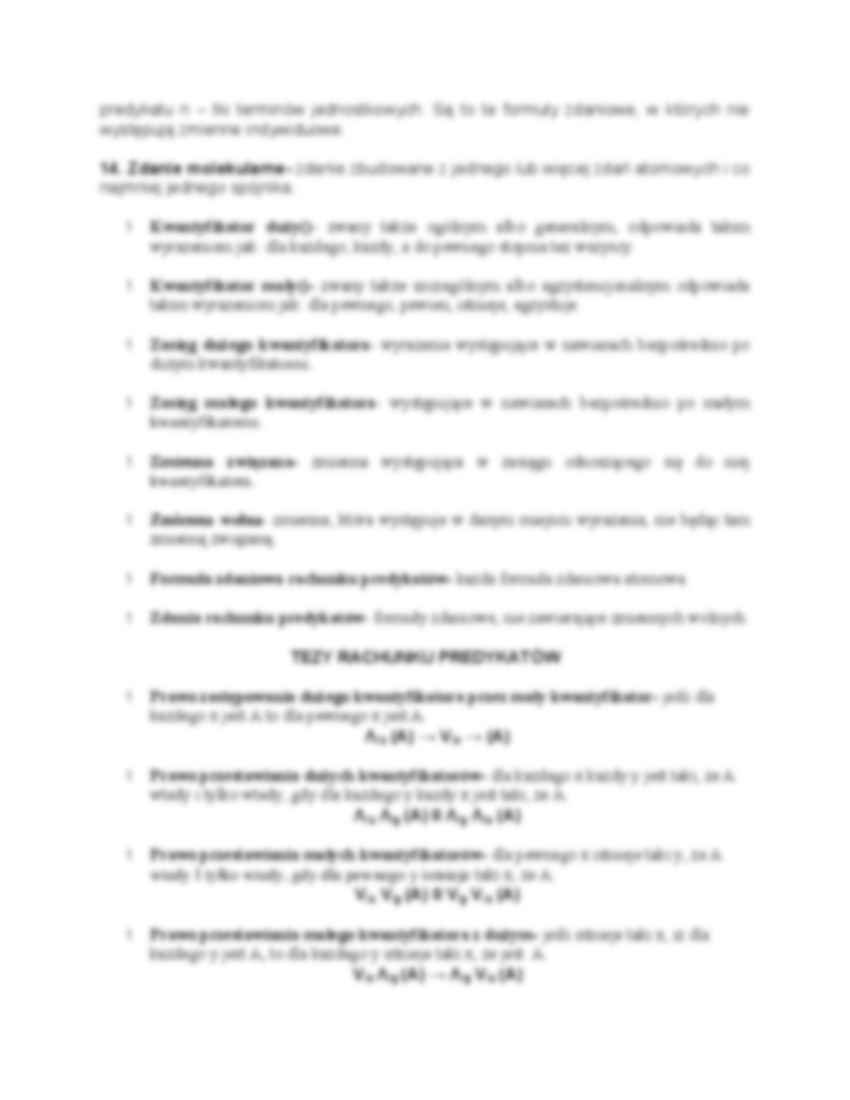 Wprowadzenie do rachunku predykatów - strona 2