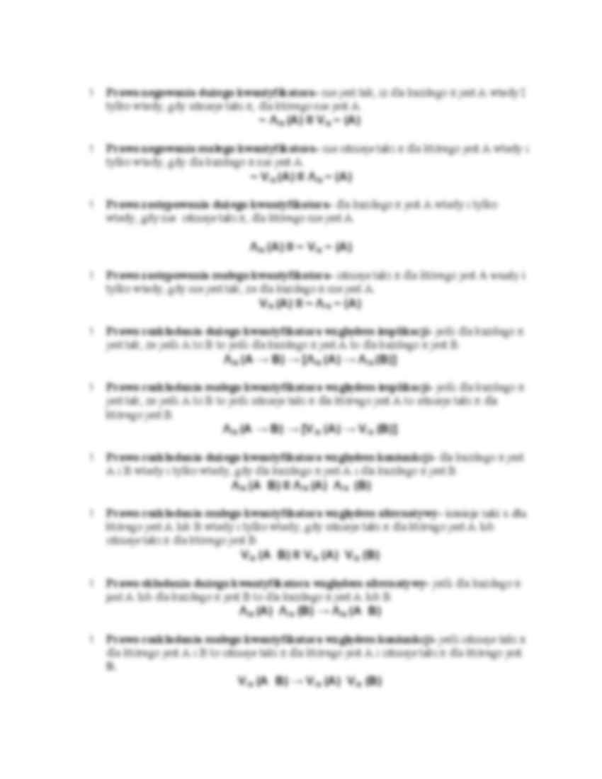 Wprowadzenie do rachunku predykatów - strona 3