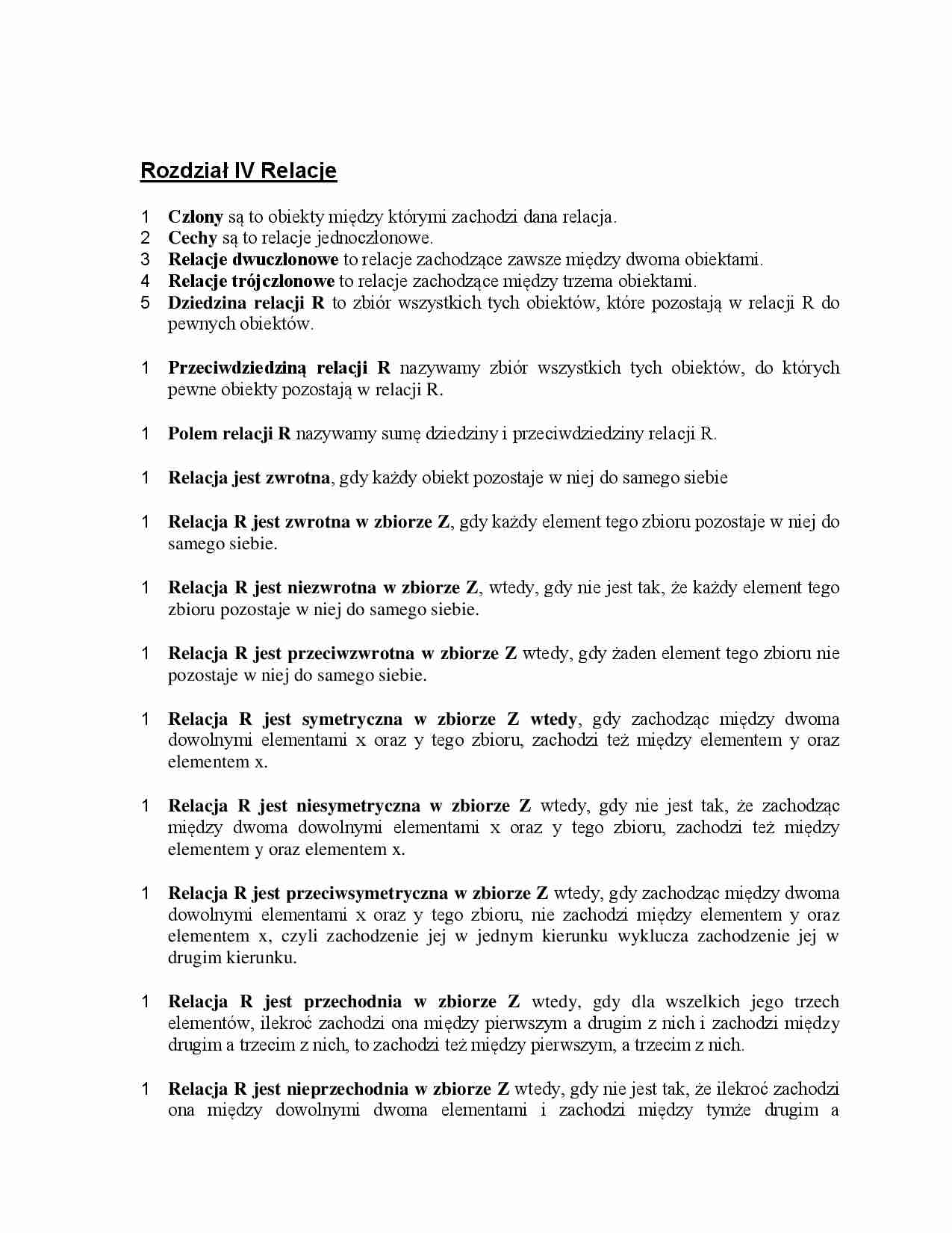 Relacje - Dziedzina - strona 1