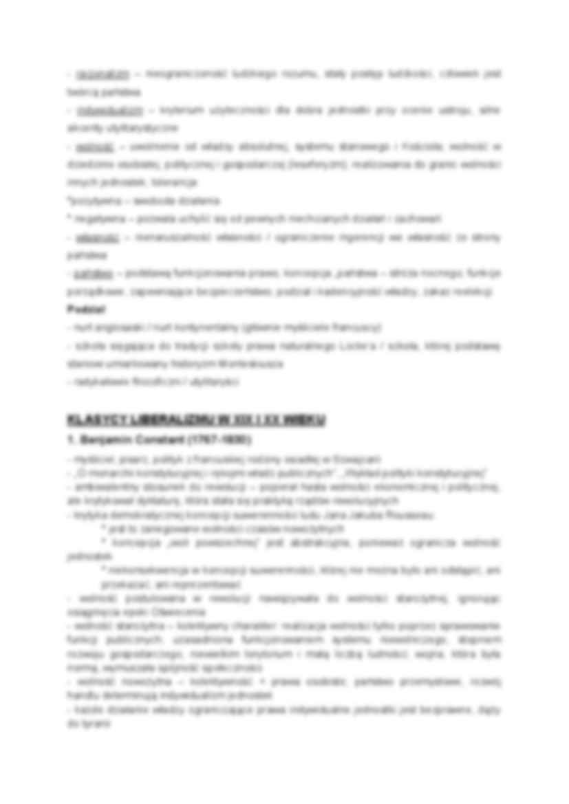 Klasycy liberalizmu w XIX i XX wieku - strona 2