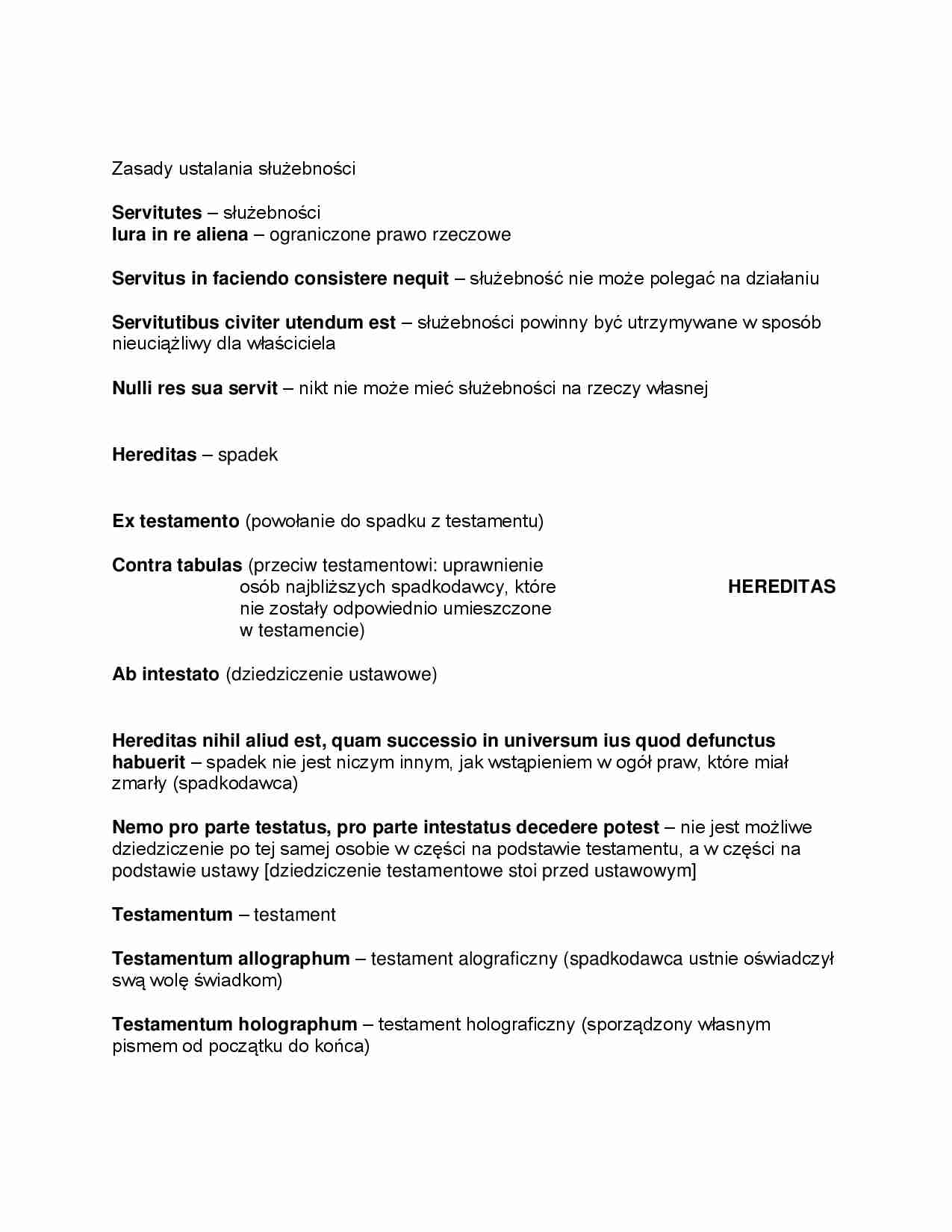 Zasady ustalania służebności - strona 1