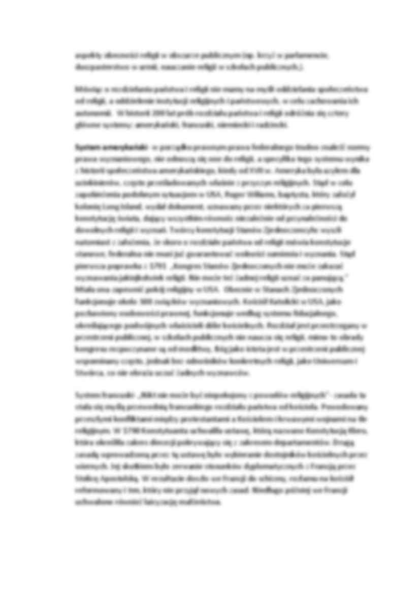 Systemy relacji państwa i kościoła - strona 2