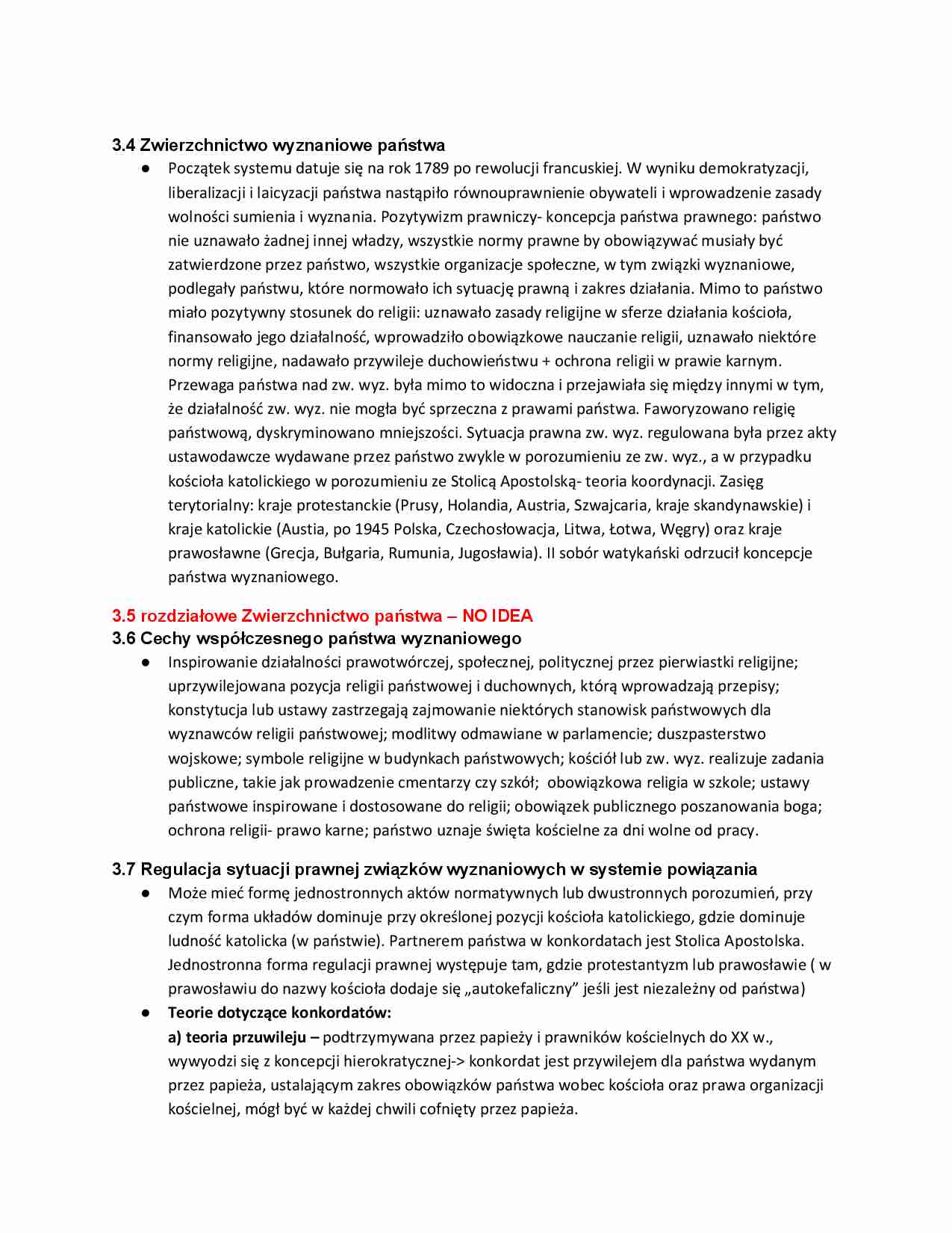 Zwierzchnictwo wyznaniowe państwa - strona 1