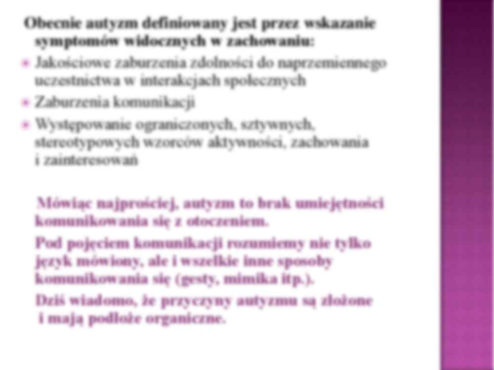 Farmakologia - zaburzenie autyzmu - strona 3