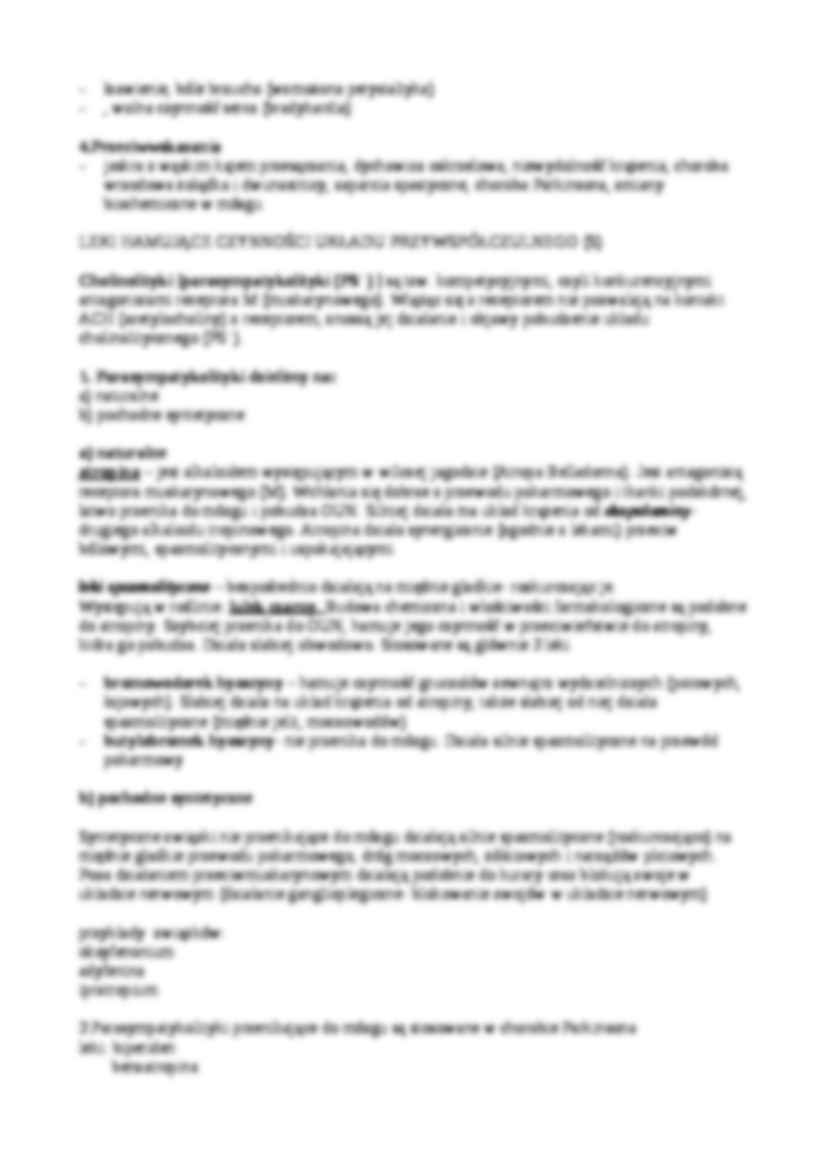 Układ współczulny i przywspółczulny - strona 2
