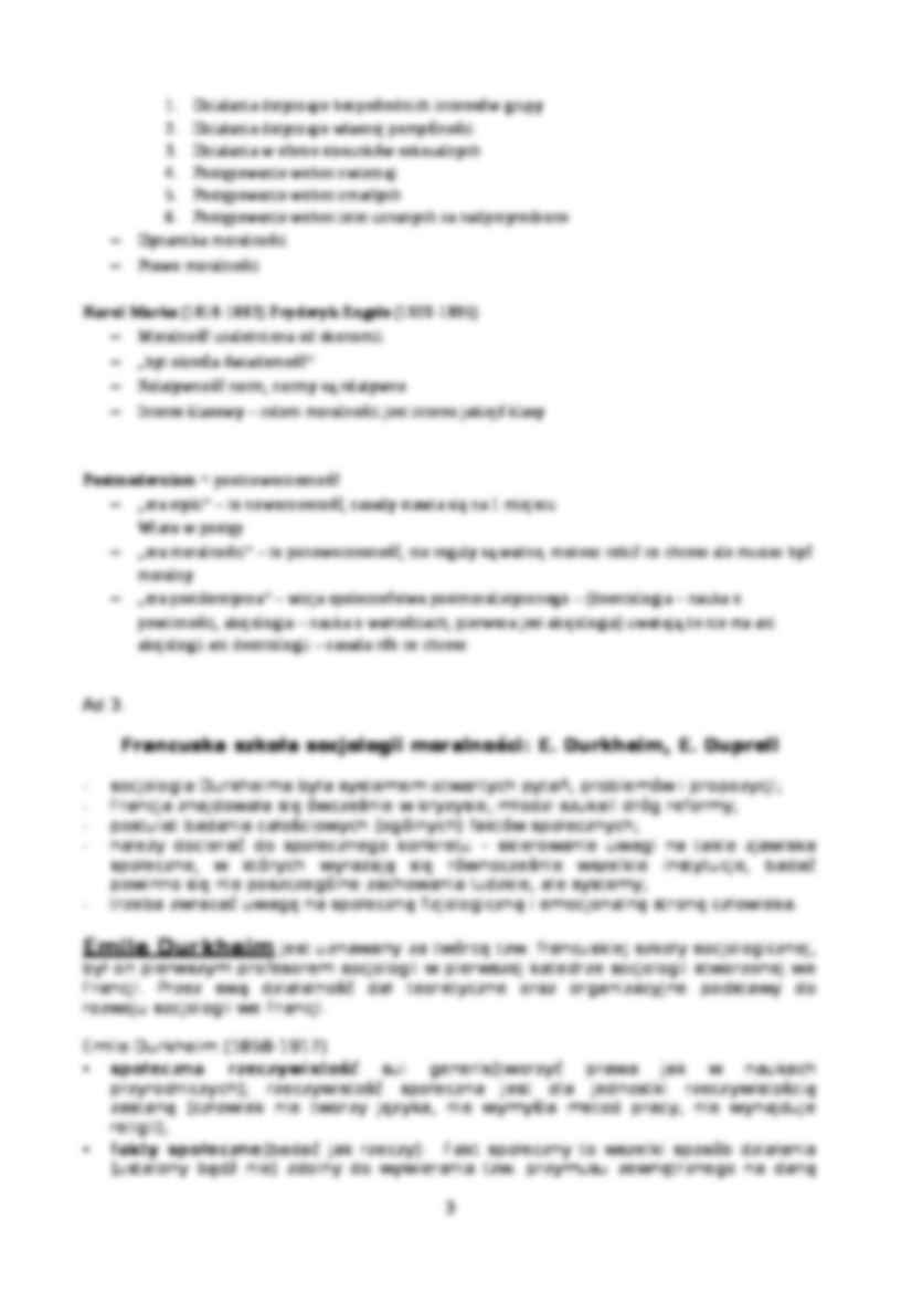 Socjologia moralności - skrypt - strona 3
