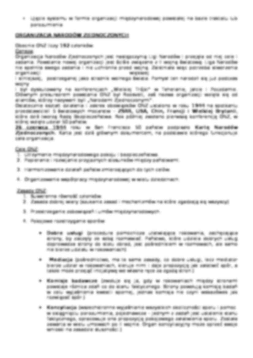 Charakterystyka NATO i ONZ - strona 2