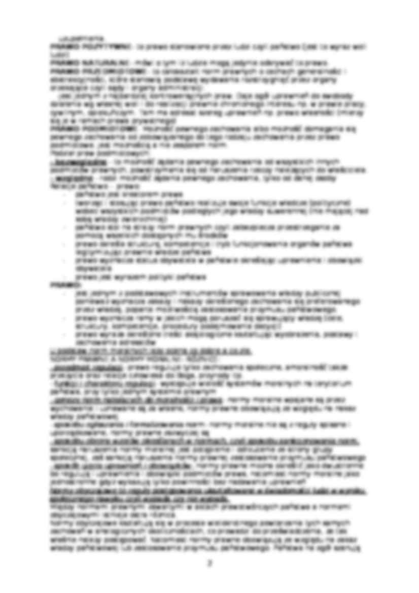 prawo - charakterystyka zagadnień - strona 2