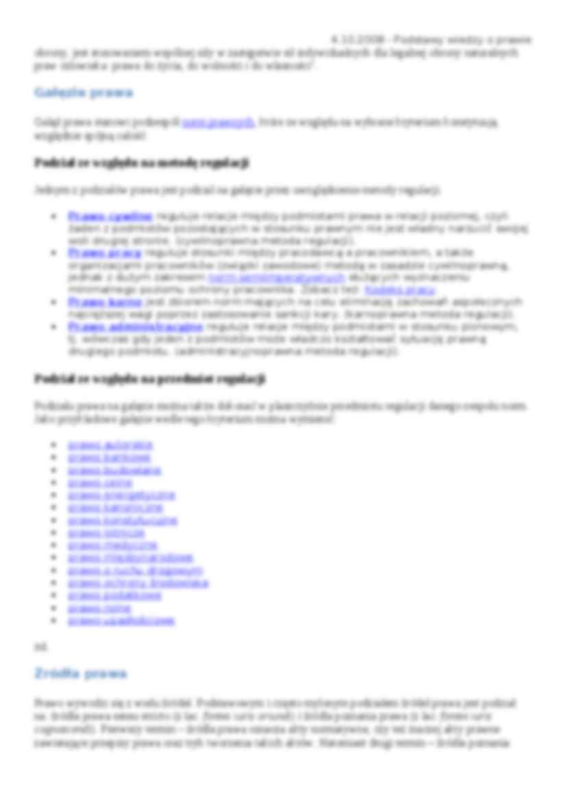 Podstawowe informacje o prawie. - strona 3