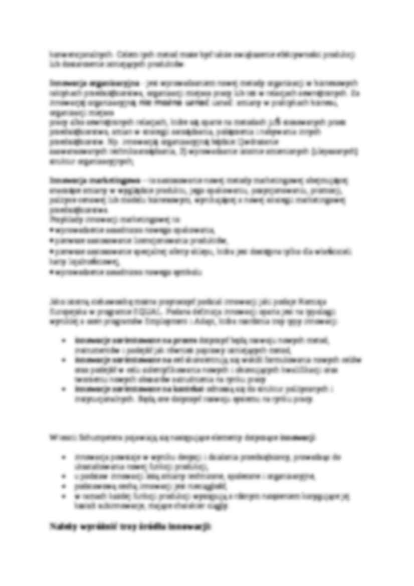 Innowacyjność i jej rodzaje - strona 2