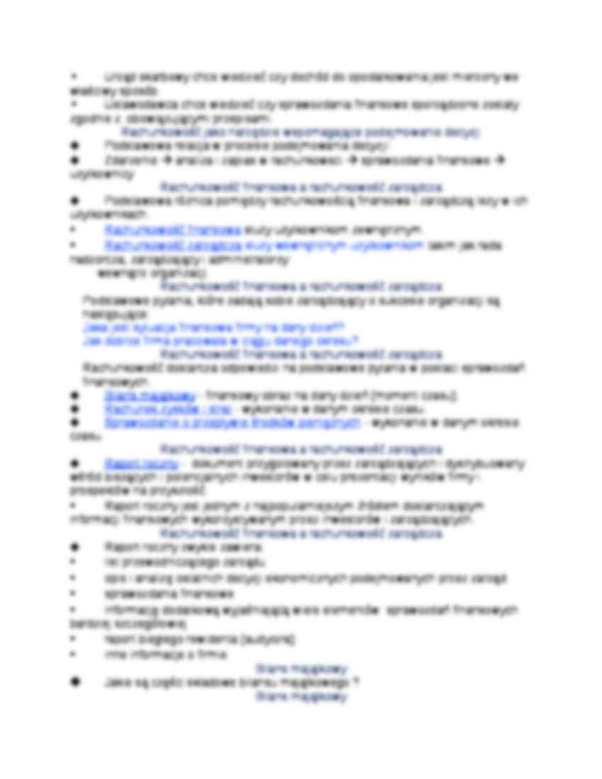 Podstawy rachunkowości - wykłady - strona 2