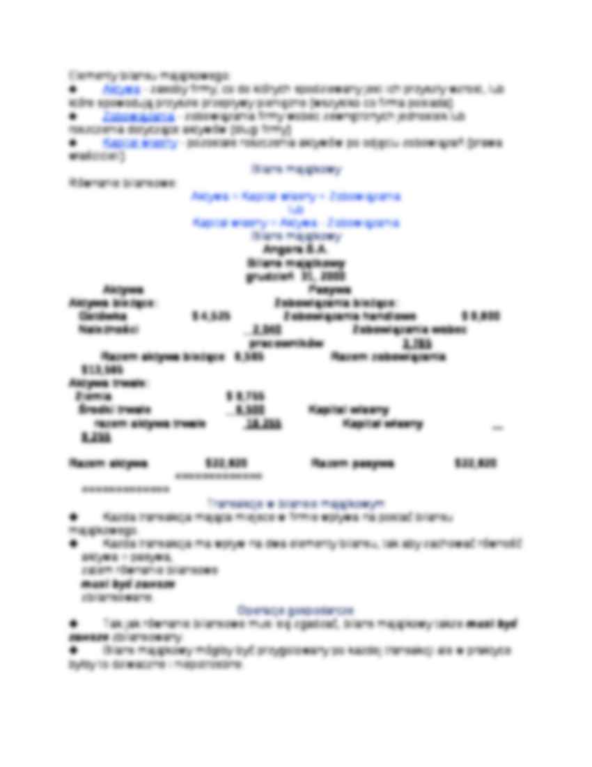 Podstawy rachunkowości - wykłady - strona 3