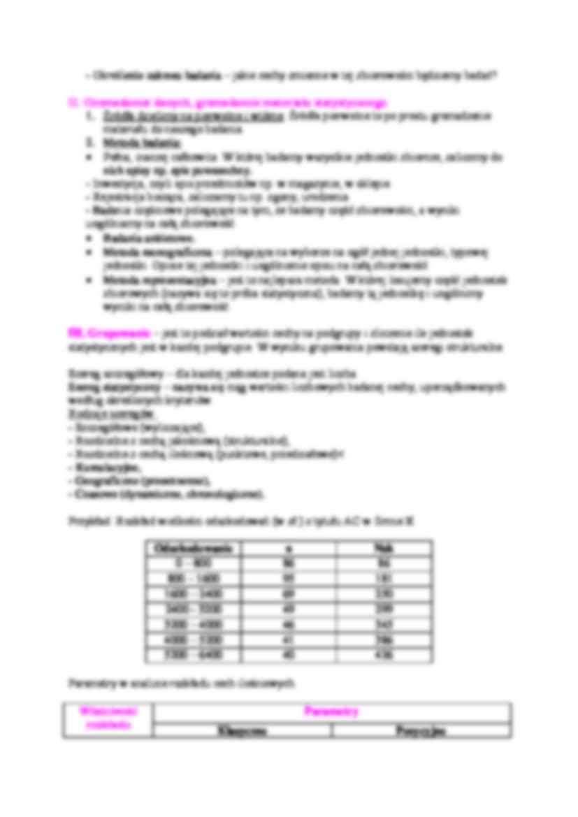 Pojęcie statystyki i etapy badania statystycznego - strona 2