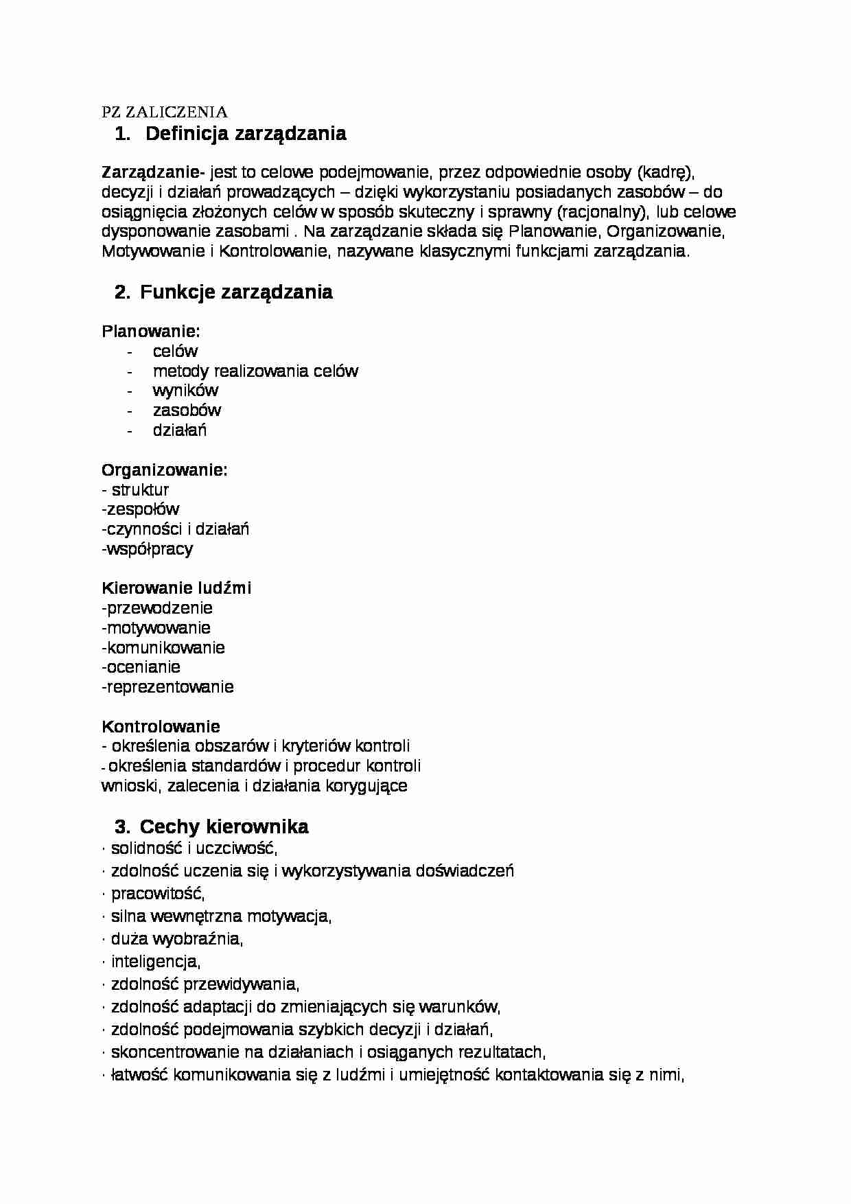 Pytania i odpowiedzi na egzamin ustny - strona 1