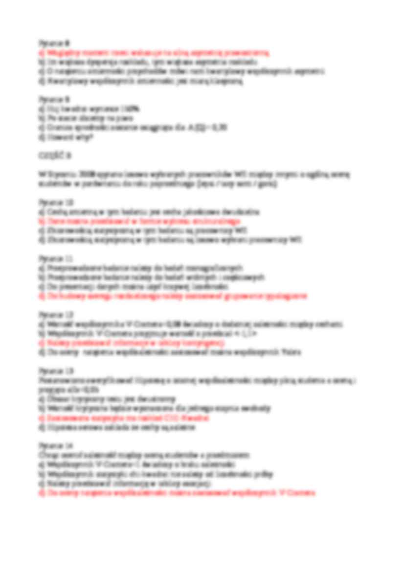 Pytania z egzaminu ze statystyki - strona 2