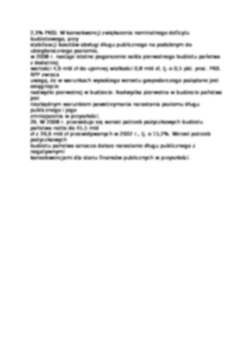 Opinia Rady Polityki Pieniężnej do projektu Ustawy budżetowej na rok 2008 - strona 2