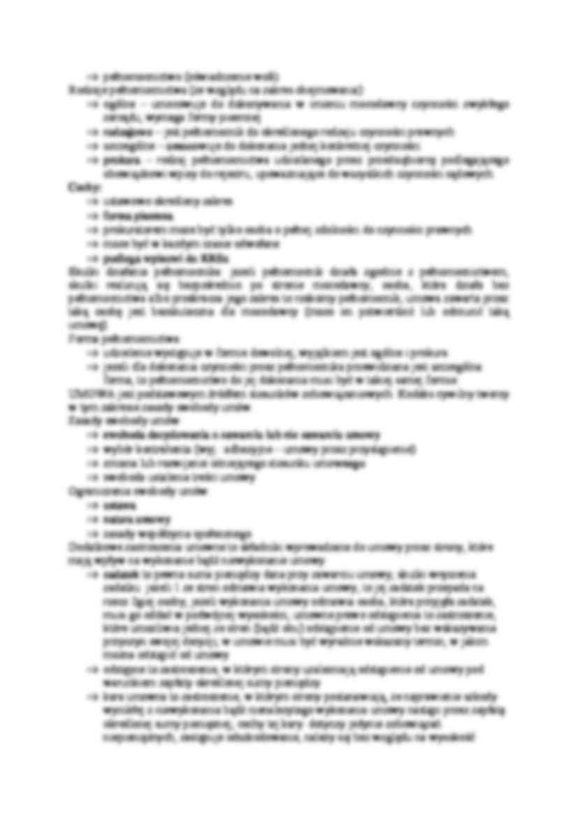 prawo cywilne - Forma czynności prawnych  - strona 2