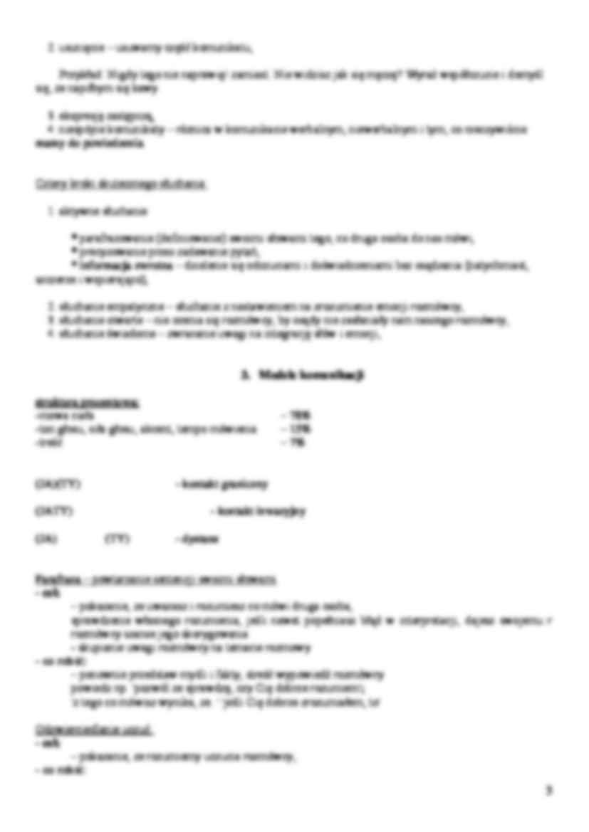 Komunikacja - Model komunikacji dwustronnej - strona 3