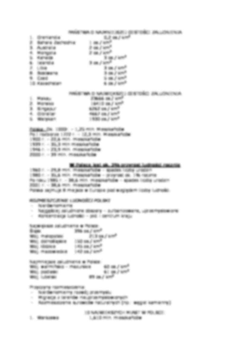 Demografia - nauka zajmująca się problemami ludnościowymi związanymi ze strukturą wieku - strona 2