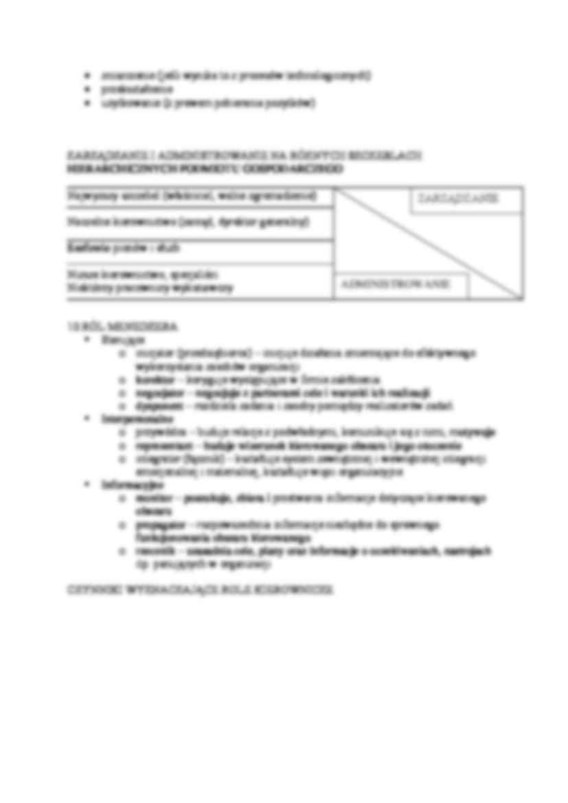 Rola kierownika w zarządzaniu organizacją - strona 2