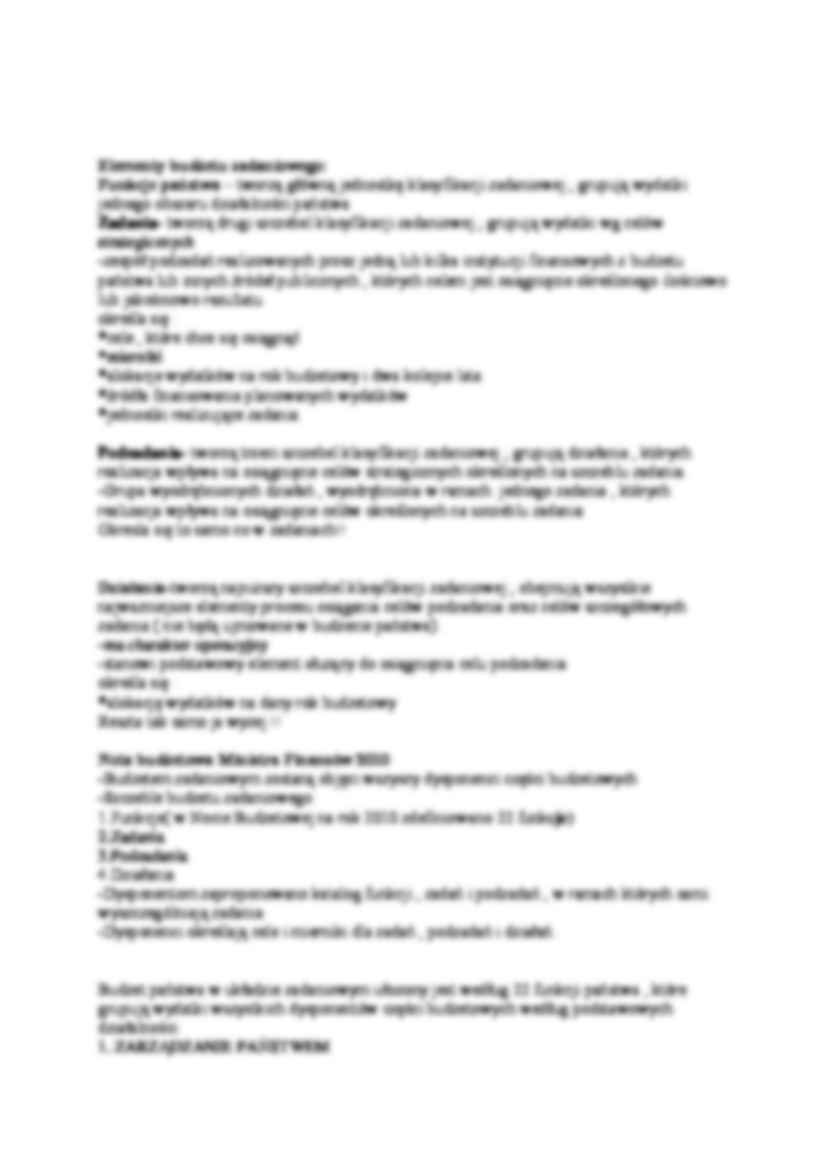 Budżet państwa - klasyczna definicja - strona 2
