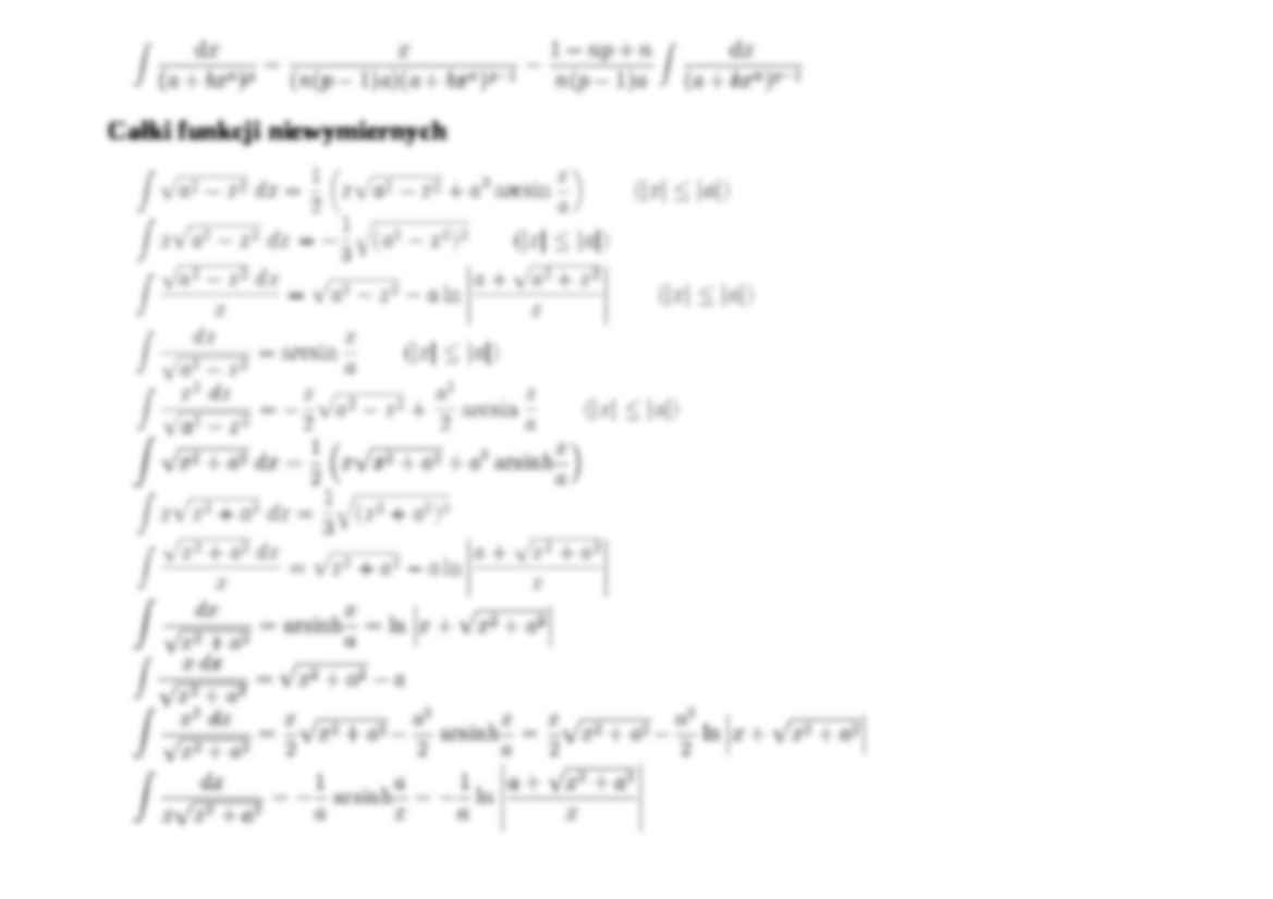 Całki funkcji - strona 3
